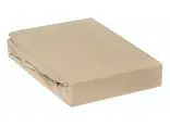 Prześcieradło Jersey z gumką beż jasny 120x200    015